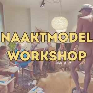 vrijgezellen schilder workshop naaktmodel